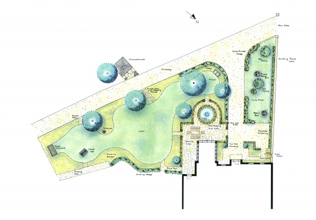 Contemporary Garden in Cirencester